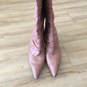 Nine West Shoes - Nine west peach heeled boots size 8.5 Nine West Shoes - Nine west peach heeled boots size 8.5